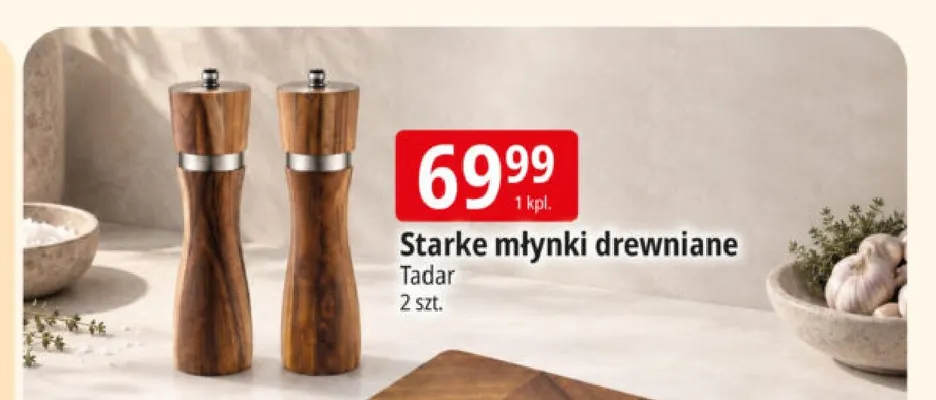 Starke młynki drewniane 2-pak promocja w Leclerc