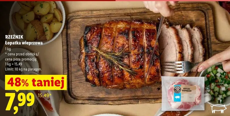 Łopatka wieprzowa Rzeźnik promocja w Lidl