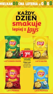 Chipsy Lay's Green Onion promocja w POLOmarket