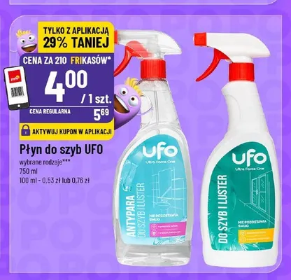 Płyn do szyb UFO Do Szyb i Luster promocja w POLOmarket