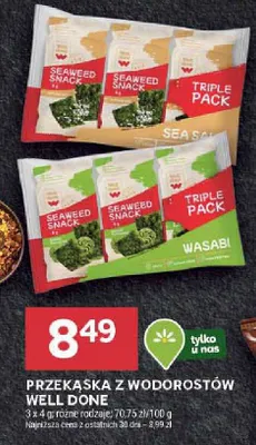 Przekąska z wodorostów promocja w Stokrotka