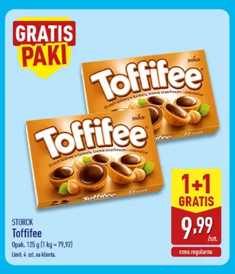 Cukierki Toffifee Storck promocja w Aldi
