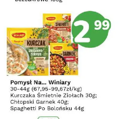 Pomysł na... Kurczaka w śmietanie i ziołach Winiary promocja w Limonka