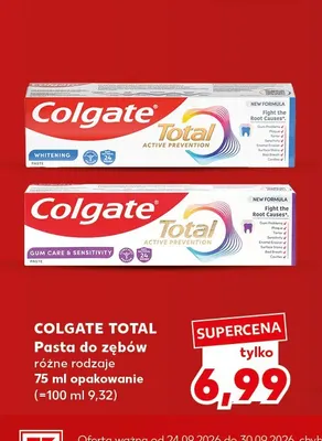 Pasta do zębów Colgate Total promocja w Kaufland
