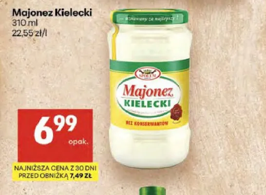 Majonez Kielecki promocja w Delikatesy Centrum