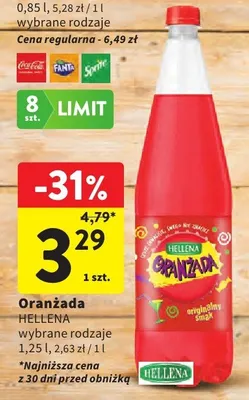 Oranżada Hellena promocja w Intermarche