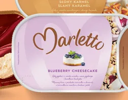Lody familijne Marletto Blueberry Cheesecake promocja w Biedronka