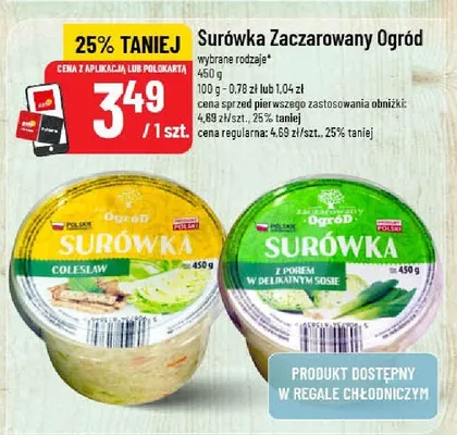 Surówka Zaczarowany Ogród wybrane rodzaje promocja w POLOmarket