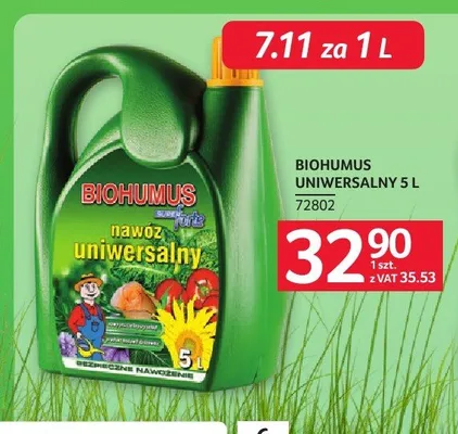 Nawóz uniwersalny BIOHUMUS promocja w Selgros