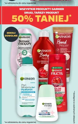 Produkty GARNIER promocja w Netto