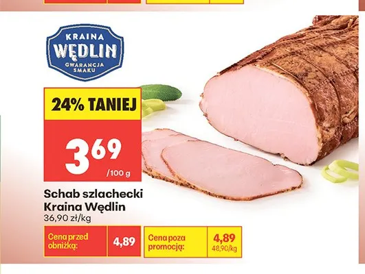 Schab szlachecki Kraina Wędlin promocja w Biedronka