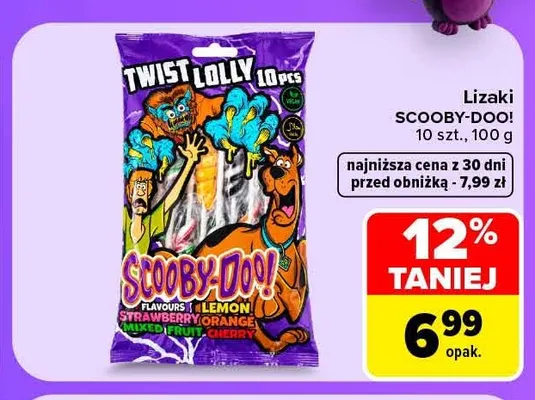 Lizaki Scooby-Doo! promocja w Carrefour Market
