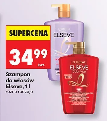 Szampon do włosów L'Oreal Elseve Color-Vive promocja w Biedronka