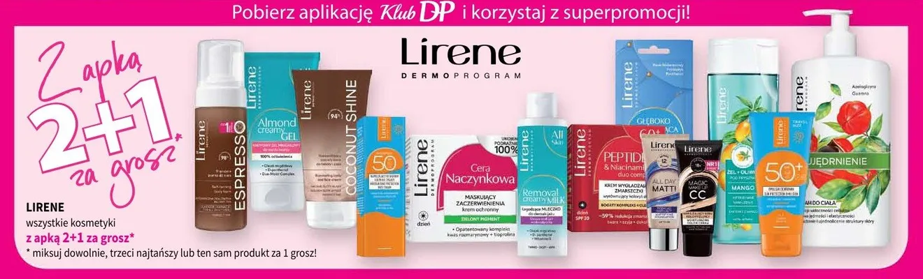 Kosmetyki Lirene promocja w Drogerie Polskie