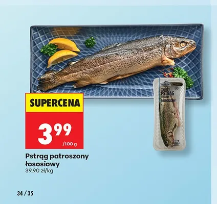 Pstrąg patroszony łososiowy Marinero promocja w Biedronka