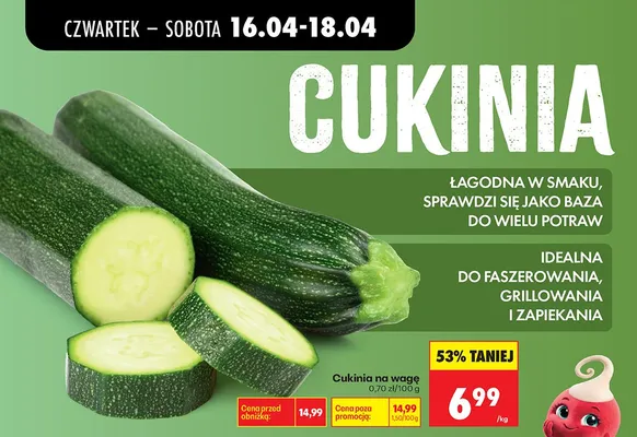 Cukinia promocja w Biedronka