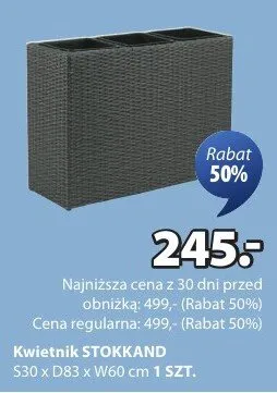 Kwietnik promocja w Jysk