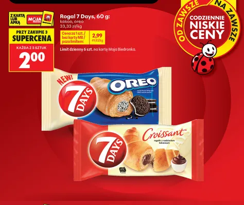 Rogal 7 Days Oreo promocja w Biedronka