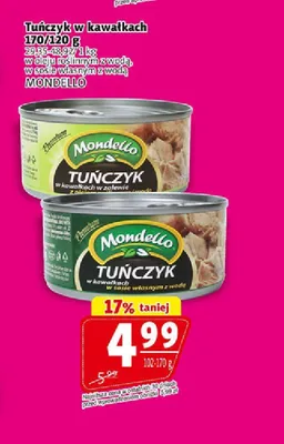 Tuńczyk w kawałkach w zalewie Mondello promocja w Prim Market