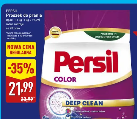 Proszek do prania Persil promocja w Aldi