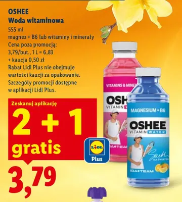 Woda witaminowa magnez + B6  promocja w Lidl