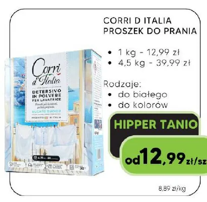 Proszek do prania Corri d'Italia do kolorów promocja w HIPPER.pl