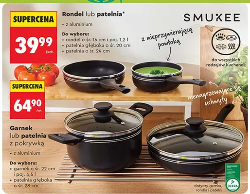 Rondel lub patelnia z aluminium promocja w Biedronka