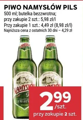 Piwo Namysłów Pils promocja w Stokrotka