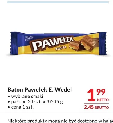 Baton Pawełek promocja w Makro