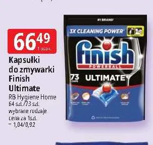 Kapsułki do zmywarki Finish Ultimate promocja w Leclerc