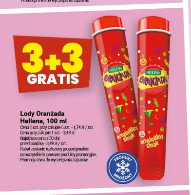 Lody Oranżada Hellena promocja w Twój Market
