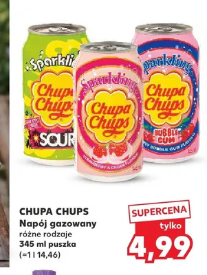 Napój gazowany Chupa Chups Strawberry & Cream promocja w Kaufland