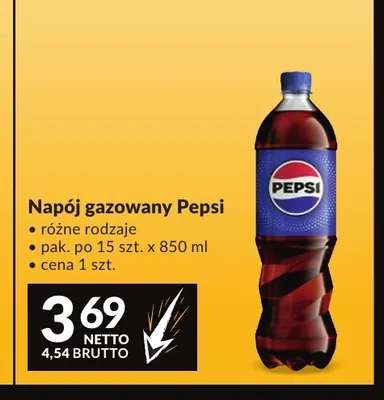 Napój gazowany Pepsi promocja w Makro