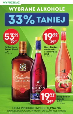 Alkohole promocja w Żabka