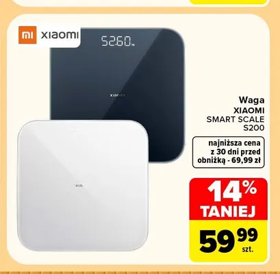 Waga Xiaomi Smart Scale S200 promocja w Carrefour