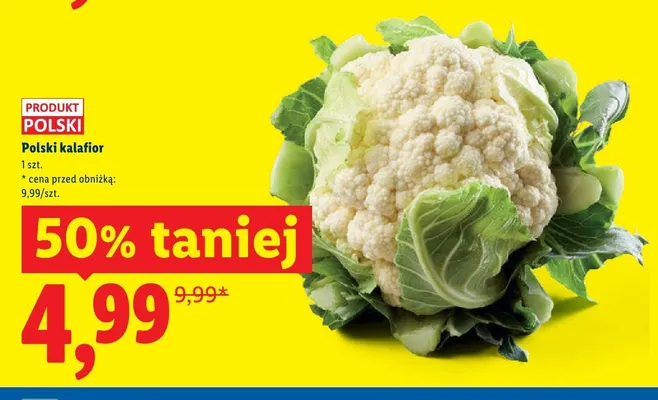 Polski kalafior Lidl promocja w Lidl