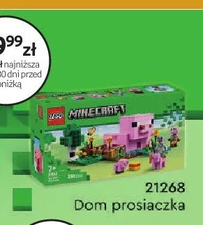 Klocki LEGO Minecraft 21268 Dom prosiaczka promocja w Empik