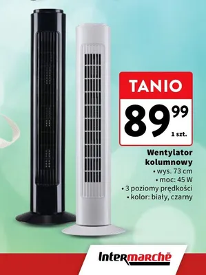 Wentylator kolumnowy wysokość 73 cm promocja w Intermarche