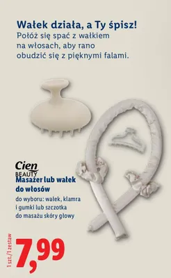 Masażer lub wałek do włosów promocja w Lidl