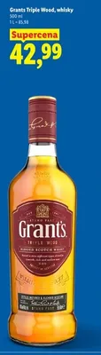 Whisky Grant's Triple Wood promocja w Lidl