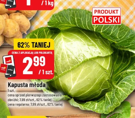 Kapusta młoda POLOmarket promocja w POLOmarket