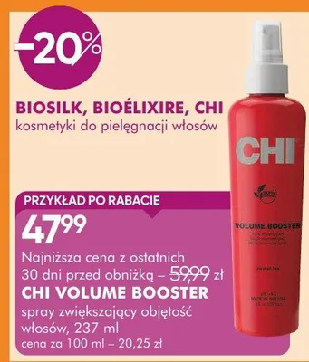 Spray zwiększający objętość Volume Booster promocja w Super-Pharm
