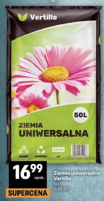 Ziemia uniwersalna Vertillo 50l promocja w Delikatesy Centrum