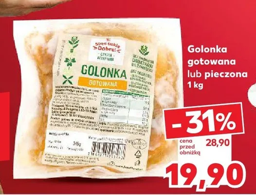 Golonka gotowana lub pieczona promocja w Kaufland