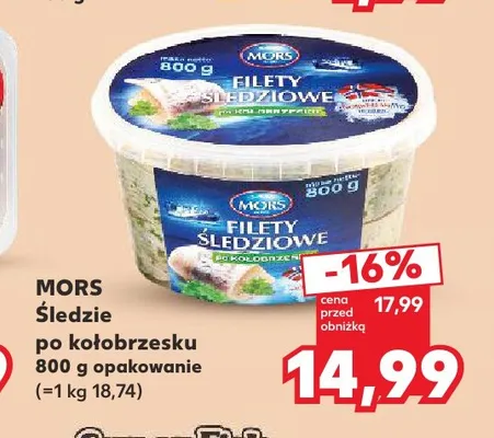 Śledzie po kołobrzesku Mors promocja w Kaufland