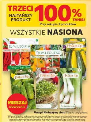 Nasiona wszystkie rodzaje promocja w Kaufland