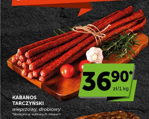 Kabanos drobiowy TARCZYŃSKI promocja w Groszek