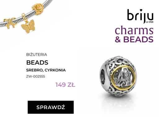 Biżuteria Beads Briju srebro cyrkonia ZW-002555 promocja w Briju