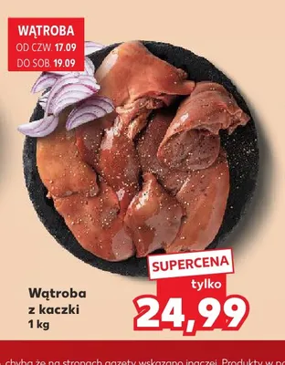 Wątroba z kaczki promocja w Kaufland