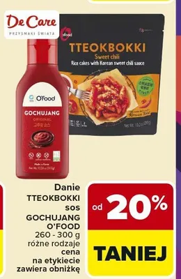 Danie Tteokbokki sos Gochujang O'food promocja w Carrefour